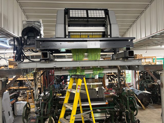 New Staubli Jacquard being installed in August 2025